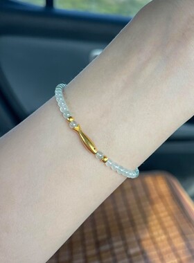 新中式金色小鱼串珠手串女
