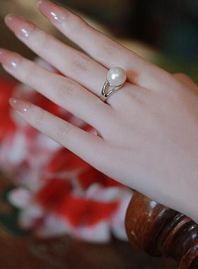 小众设计开口可调节指环食指秋冬