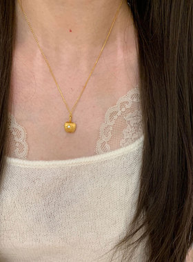 金色苹果项链圣诞秋冬毛衣链