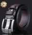 Zoe kangaroo nam dây da kết cấu kinh doanh thắt lưng nam giản dị đai da cá tính - Thắt lưng that lưng nữ mặc váy Thắt lưng