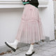 Autumn and winter skirt MS pleated skirt long skirt small fresh a