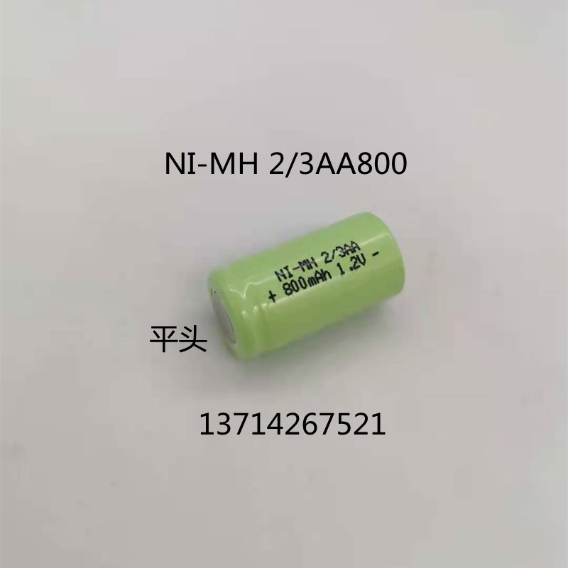 镍氢NI-MH2/3AA600 800mAh1.2V2.4V手电剃须刀无绳电话硬度计电池 - 图0