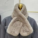 Импортный длинный удерживающий тепло двусторонний шарф, в корейском стиле, простой и элегантный дизайн