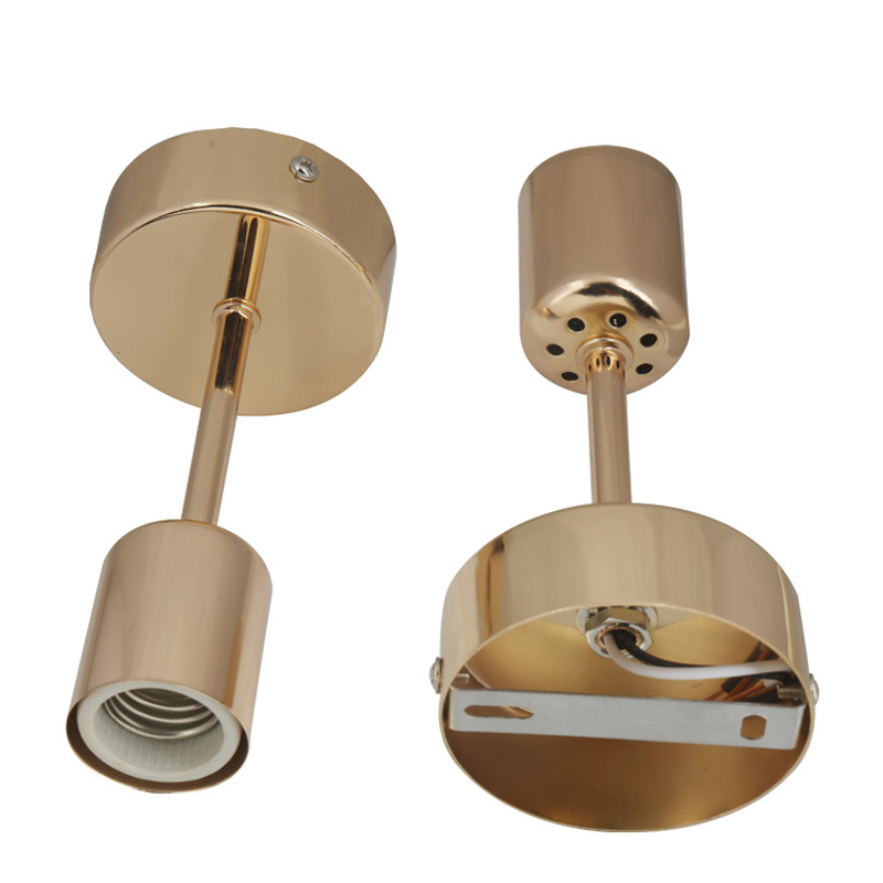 法国金灯古转E27陶瓷耐高温加长延长风扇灯头灯口灯饰配件 - 图1