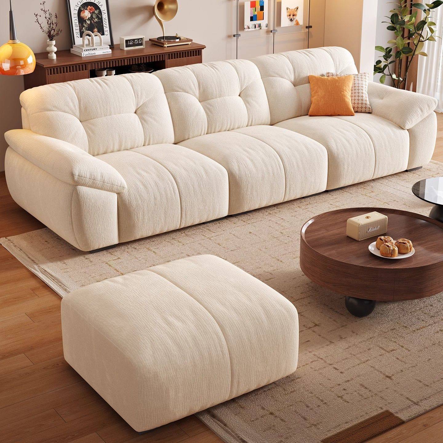 佛山源头工厂家直销雪尼尔绒布沙发可拆洗布沙发直排组合沙发,淘宝优惠券,粉丝福利购,淘宝优惠卷