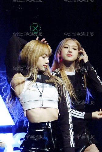 blackpink韩国女团lisa同款爵士跳街舞蹈演出打歌服上衣练习套装 - 图0