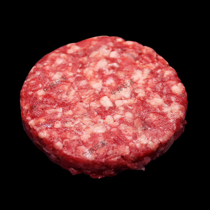 澳洲和牛谷饲牛肉汉堡饼快手早餐新鲜进口边角肉牛肉饼125g/个,淘宝优惠券,粉丝福利购,淘宝优惠卷