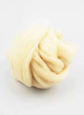 50g黄羊毛毡 填充毛 diy戳戳乐  进口欧洲 打发时间 羊毛毡材料包