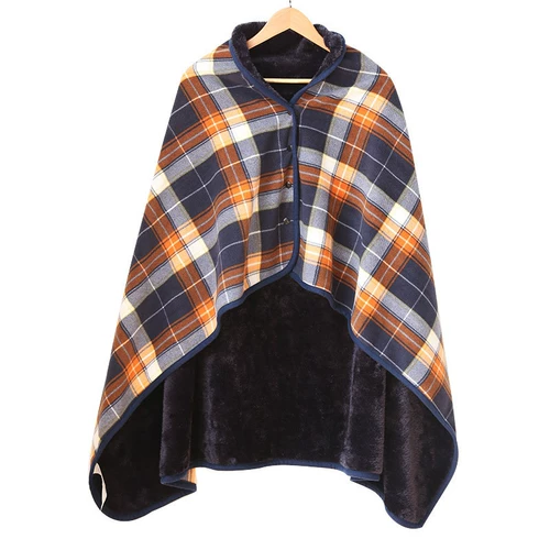 Накидка, плащ, фланелевое бархатное зимнее одеяло для школьников, увеличенная толщина