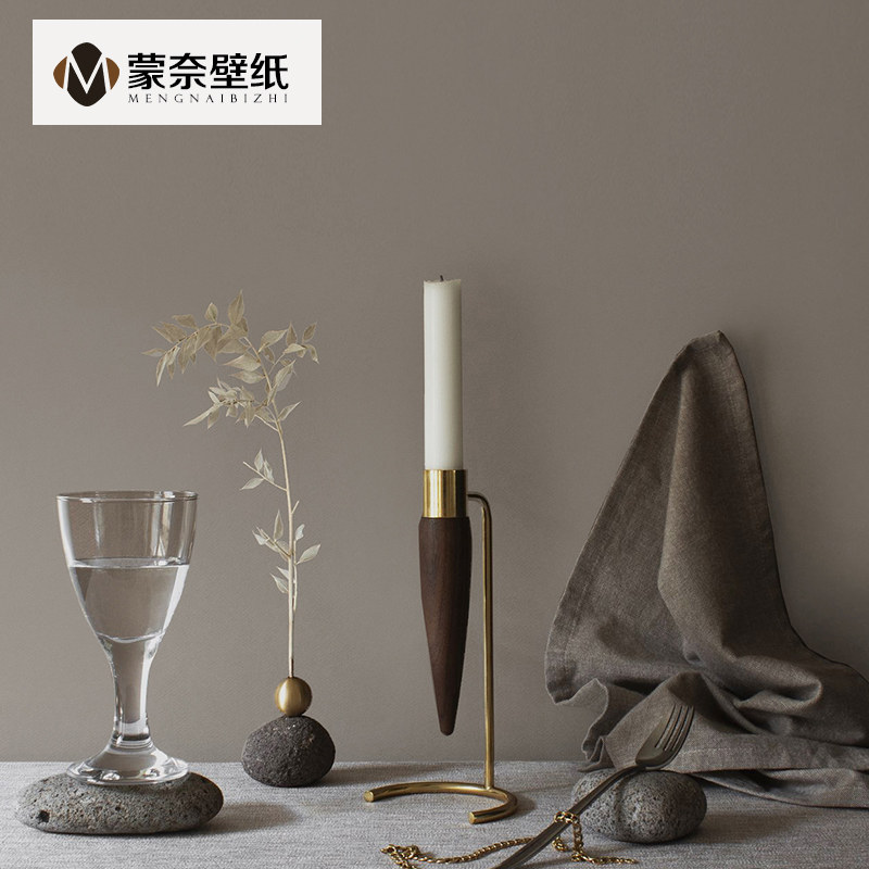 米黄色纯色无纺布素色奶茶色奶咖色壁纸非自粘客厅卧室墙纸奶油风,淘宝优惠券,粉丝福利购,淘宝优惠卷