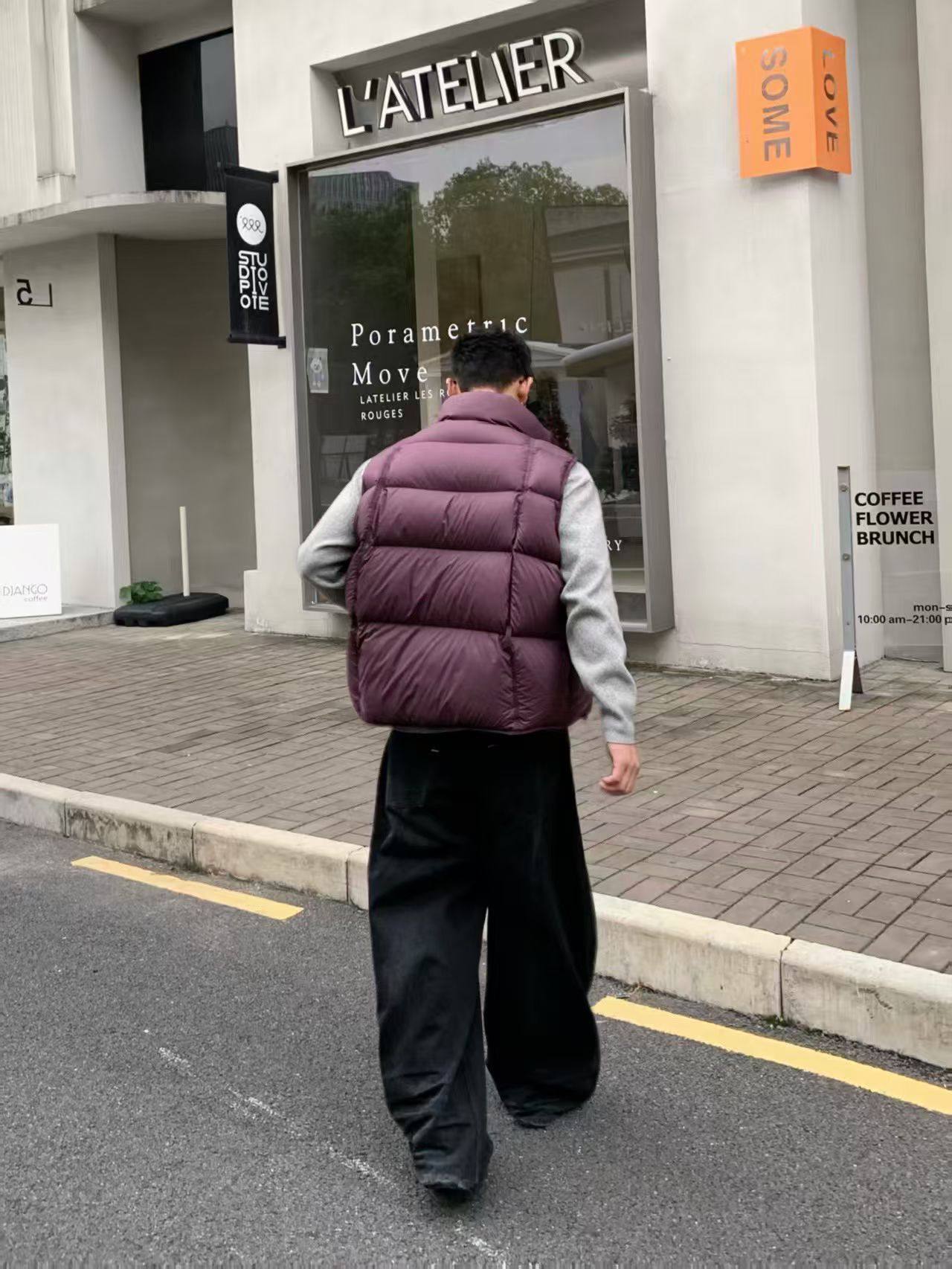 美式高品质软糯辑格羽绒马甲男青年宽松保暖白鸭绒背心无袖外套潮,淘宝优惠券,粉丝福利购,淘宝优惠卷