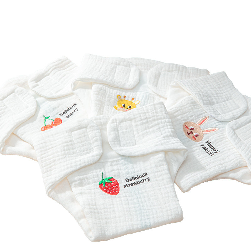 新生儿介子隔尿裤屎布纱布 咕兜兜纱布尿布