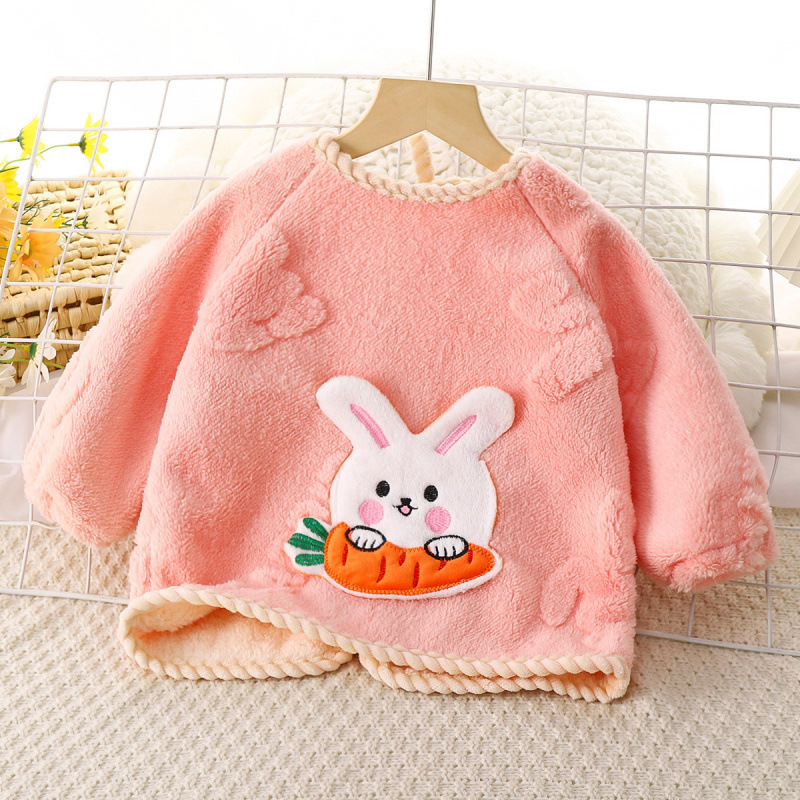 5A antibacterial non-dirty clothing, warm and non-cold thickened velvet coveralls