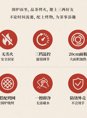 康佳新款围炉煮茶壶玻璃提梁壶套装多功能耐热家用泡茶功夫茶礼品