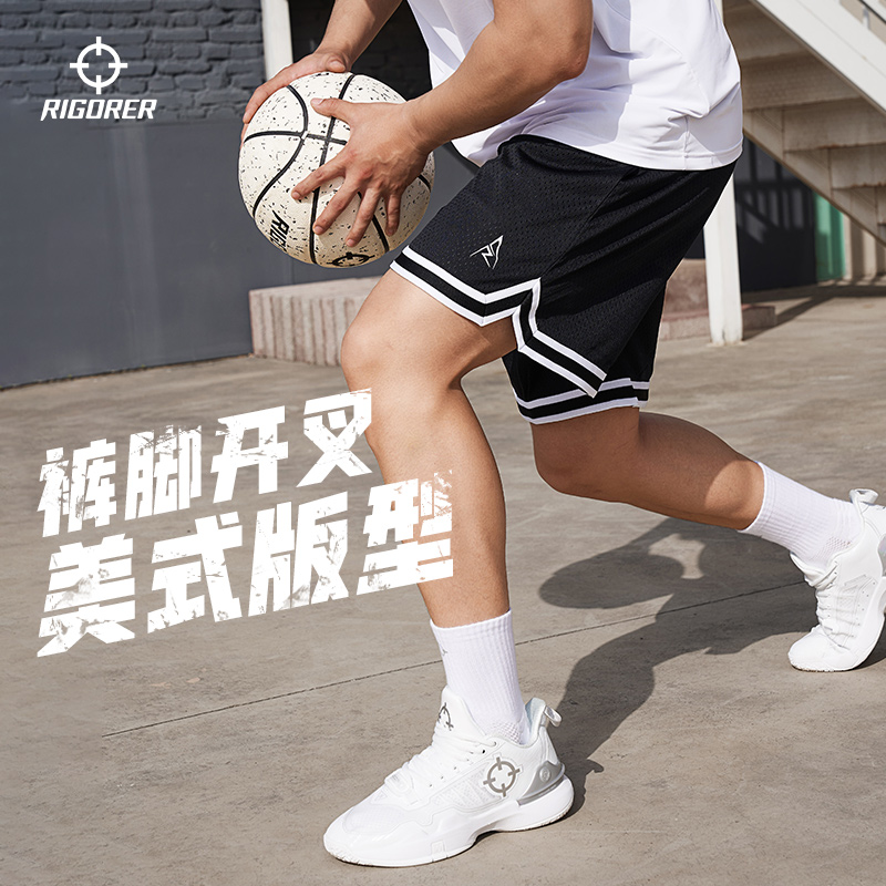 里夫斯准者美式篮球四分裤春夏新款男运动短裤透气速干训练宽松裤