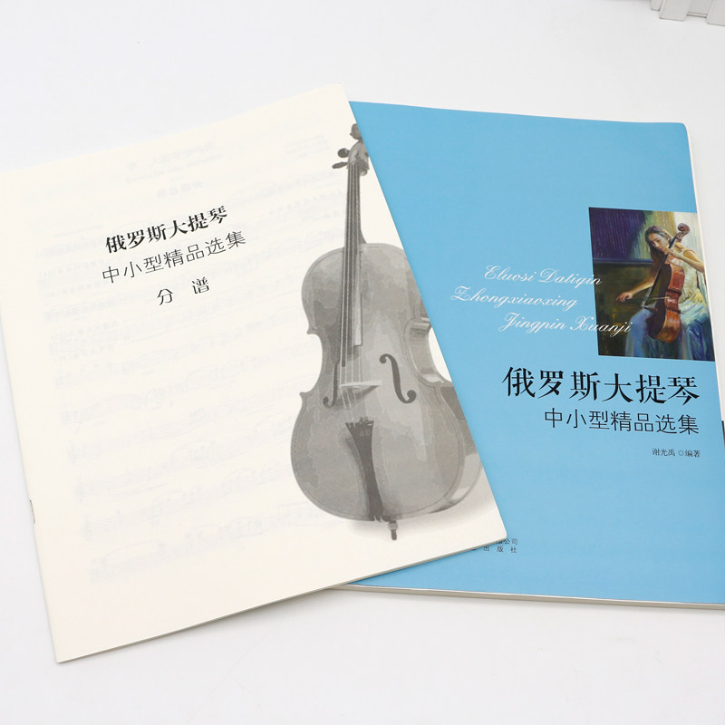 俄罗斯中小型精品选集入门大提琴 安徽文艺出版社音乐（新）