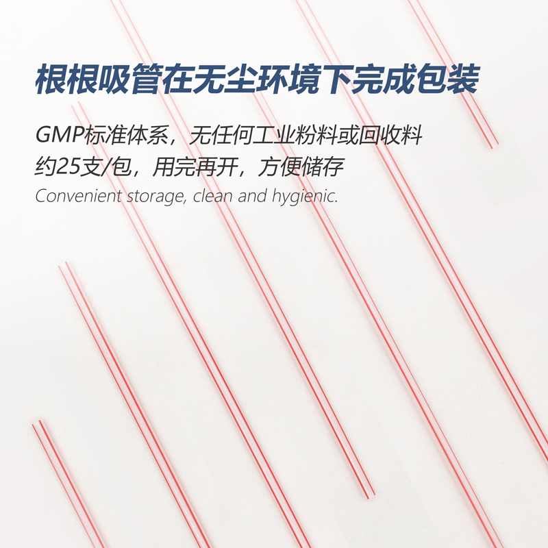 长吸管一次性豆奶维他奶汽水饮料单独包装加长细直塑料食品级25cm - 图2