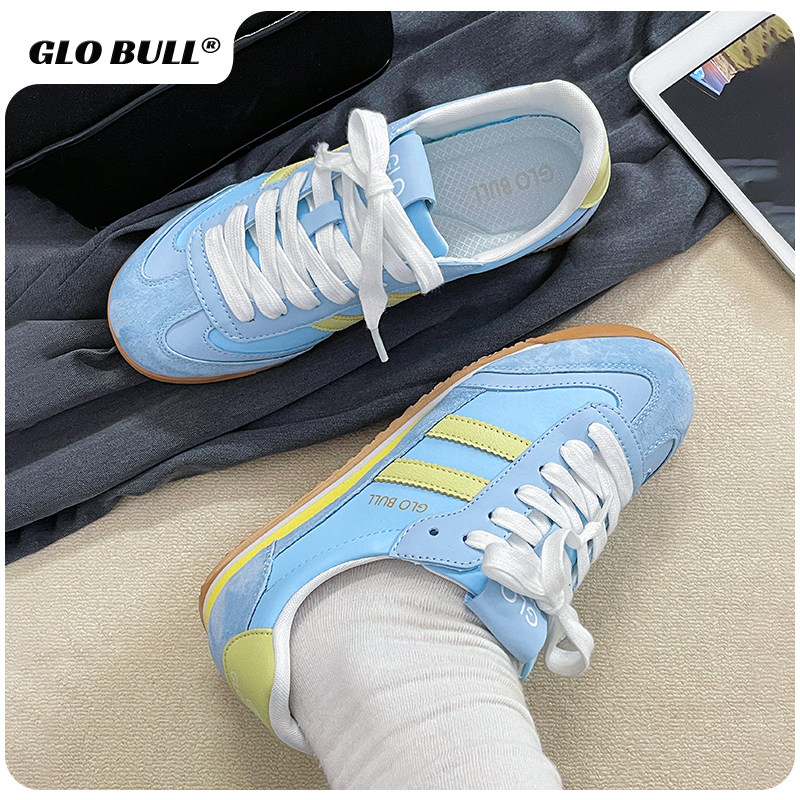GLO BULL德训鞋女2025新款春秋小众情侣潮流休闲平底运动阿甘鞋女,淘宝优惠券,粉丝福利购,淘宝优惠卷