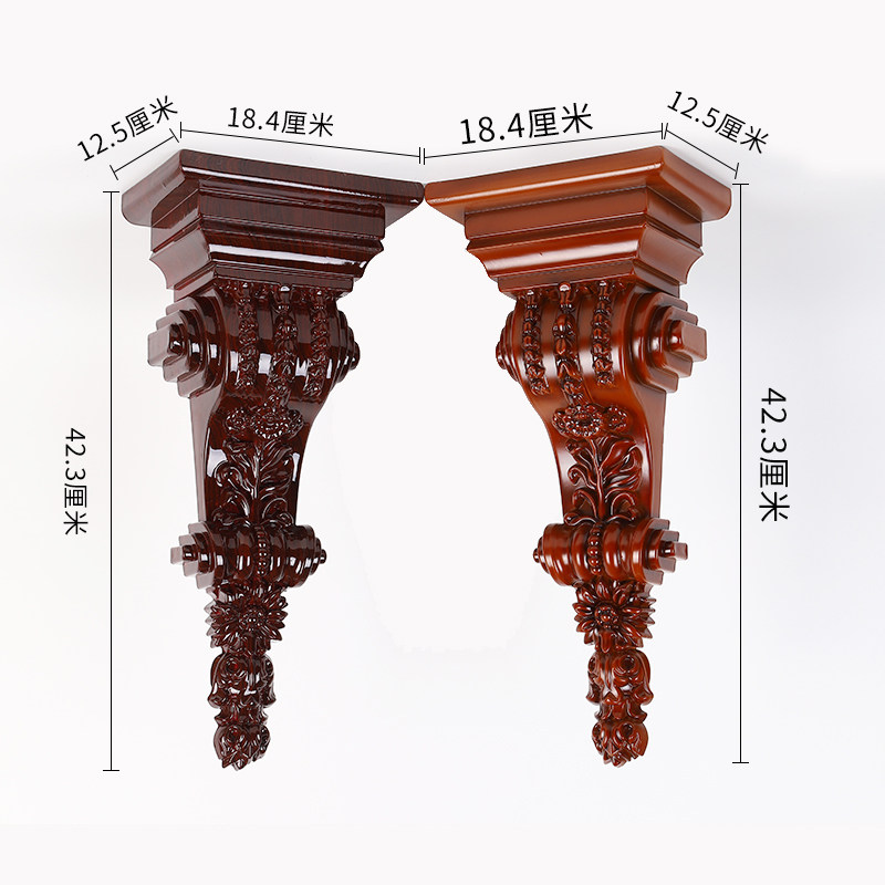 欧式梁托吊顶装饰垭口装饰雕花象鼻过道仿石膏罗马柱柱头装修材料_虎窝淘
