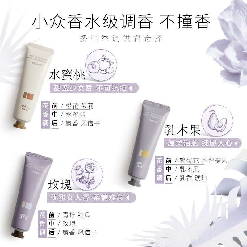 阿芙礼盒秋冬季滋润保湿男香护手霜 阿芙曼语护手霜