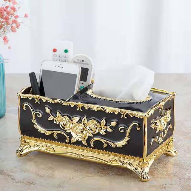 European-style home coffee table multi-function remote control storage box