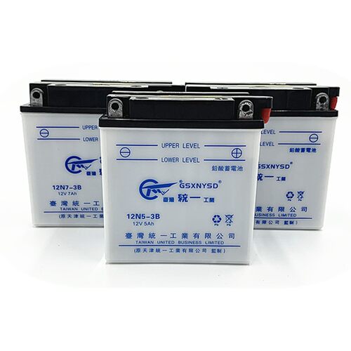 包邮125/150摩托车铅酸蓄电池12V412V512V712V9电瓶弯梁踏板通用 - 图2