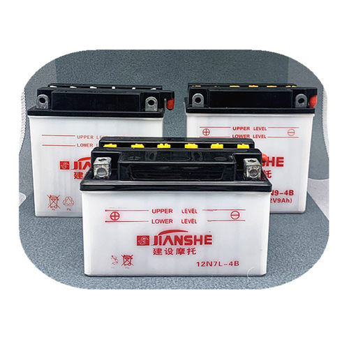 摩托车电瓶蓄电池12N7L-4B踏板钱江12V7A电瓶小帅哥A博士助力包邮 - 图3