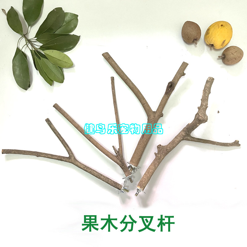 大中小型鹦鹉宠物鸟用品花椒果木分叉站杆棍栖木虎皮灰鹦画眉八哥,淘宝优惠券,粉丝福利购,淘宝优惠卷