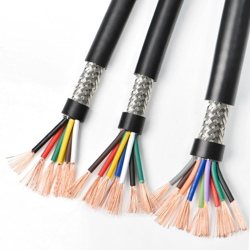 Линия экранирования RVVP 6 7 8 10 Core 0,1 0,2 0,3 0,5 0,75 квадратный контроль сигналов кабель сигнала