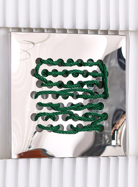 不锈钢艺术装饰画，绳索抽象设计