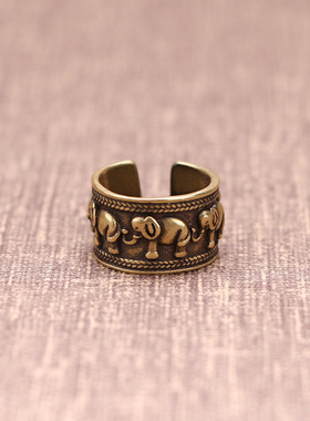 网红时尚个性复古戒指女ins潮欧