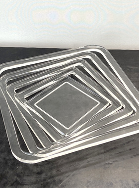 简约现代亚克力透明创意螺旋叠片果盘摆件样板房餐桌茶几果盆装饰