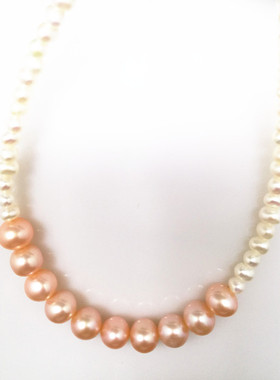 天然小珍珠项链遮手术颈部短款