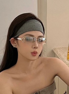 欧美复古Y2K辣妹墨镜女款高级感