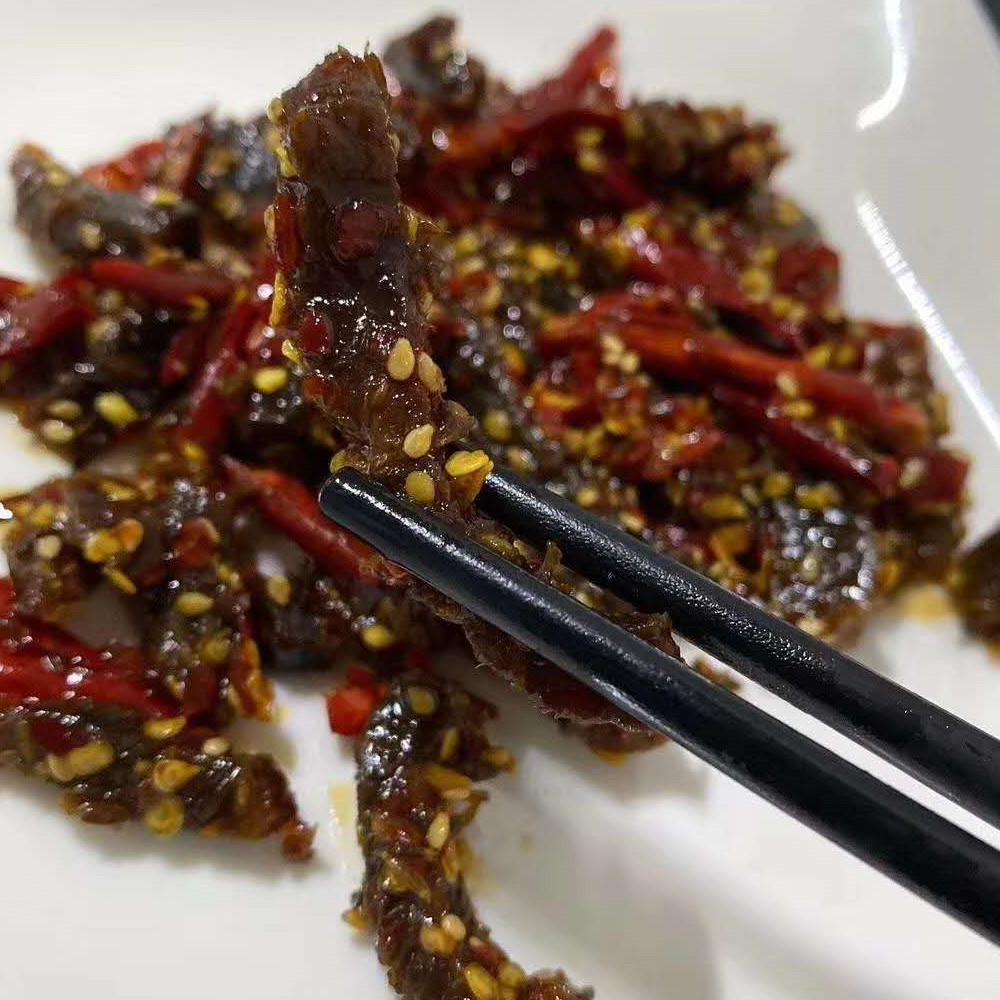 延边特色美食牛肉条朝鲜族风味十足的香辣牛肉条小零食下酒菜100g - 图1