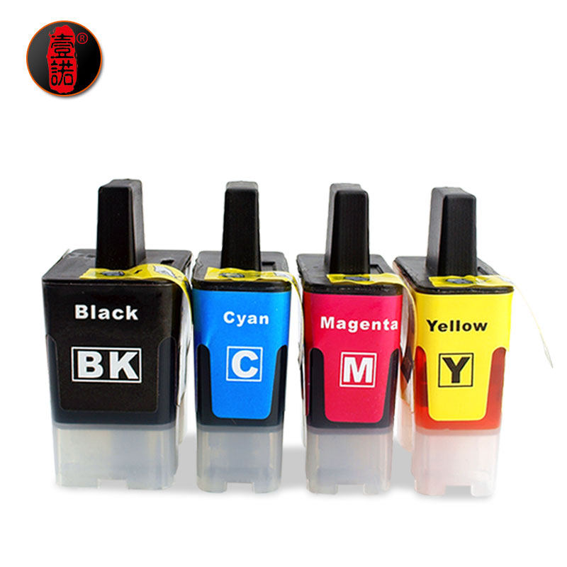 壹诺适用115C墨盒 兄弟110C墨盒 兄弟MFC-210C墨盒 兄弟打印机一体机215C墨盒FAX-1840C打印机LC950BK墨盒 - 图0