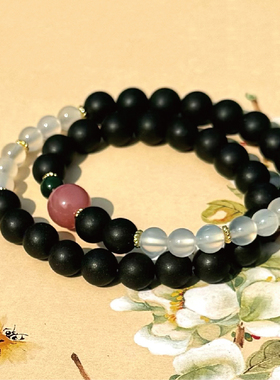 南中医中药合香珠手串双圈古法养生檀香沉香南京中医药大学官方店