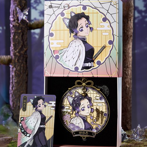 【官方正品】keep鬼灭之刃刀影交锋奖牌炼狱杏寿郎富冈义勇蝴蝶忍 - 图2