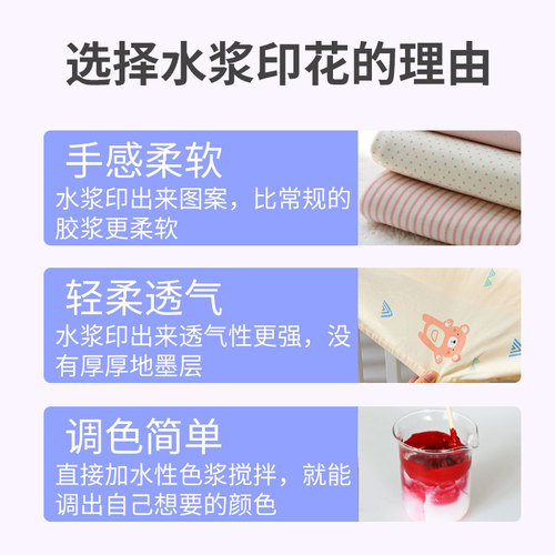 头牌柔软仿活性尼龙水浆丝印染料印花高力邦浆环保粘合剂棉布针织 - 图1