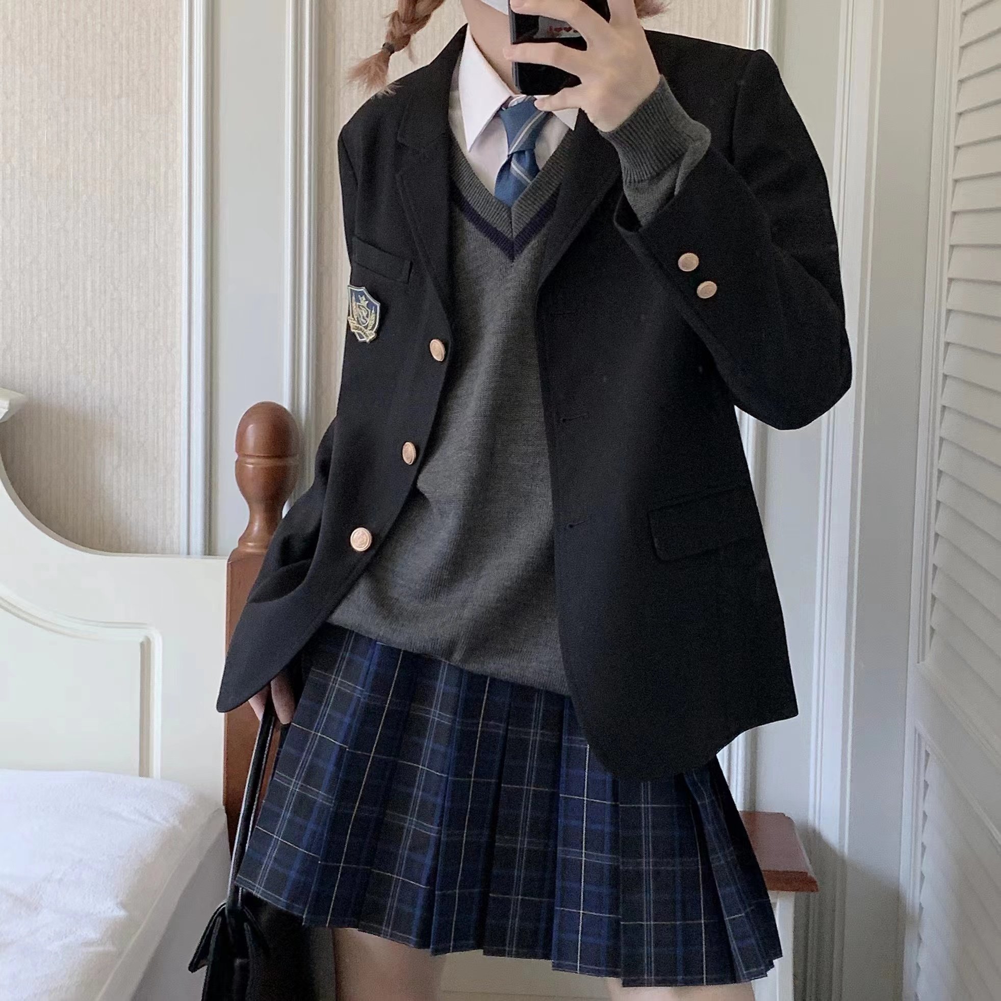 现货「KIKYO 澪」｜桔梗原创JK校供感格裙,淘宝优惠券,粉丝福利购,淘宝优惠卷