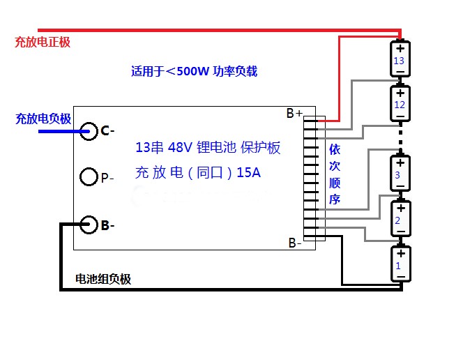 三元锂10串36V滑板车7串24v扭扭车13串48v电动自行车锂电池保护板-图1