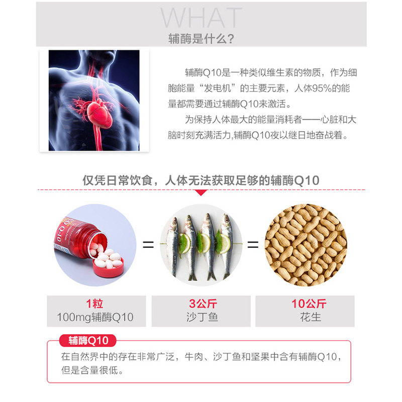 普丽普莱辅酶素q10 200mg240软胶囊 普丽普莱健生湾海外辅酶Q10