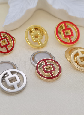 中国农行行徽徽标银行司徽胸针LOGO徽章定做胸牌领徽勋章金属定制