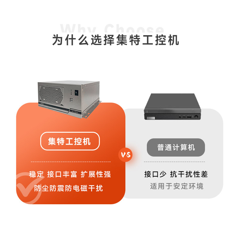 集特兆芯kx-7000桌面壁挂工控机IPC-3200/GM7-6602-01/8G/256GSSD - 图0