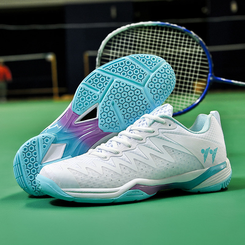 鸳鸯色羽毛球男专业减震透气比赛夏季新款乒乓运动网球鞋女防滑,淘宝优惠券,粉丝福利购,淘宝优惠卷