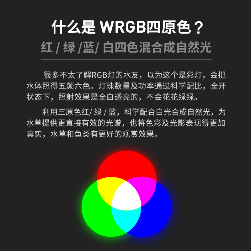 鱼缸灯led灯防水全光谱水草灯溪流草缸爆藻小型鱼缸观赏专用照明-图2