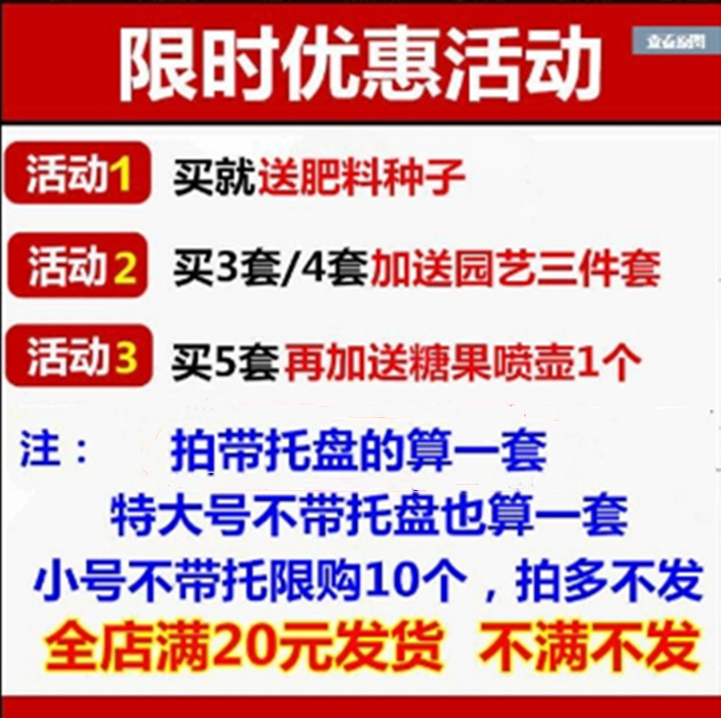 花盆 长方形种菜盆 pp树脂塑料长条盆阳台室内绿植大菜盆种植箱 - 图0