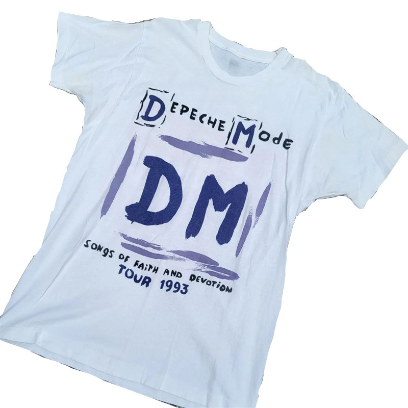 depechemode英伦摇滚乐队vintage短袖潮牌简约个性男女情侣T恤,淘宝优惠券,粉丝福利购,淘宝优惠卷