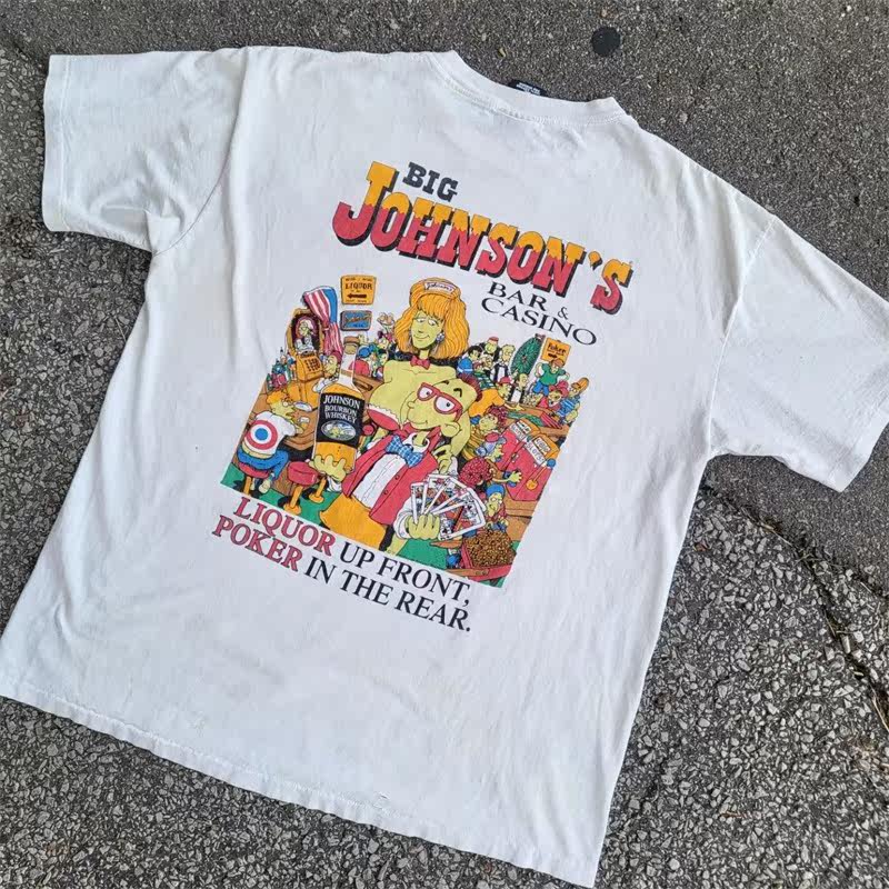 小众个性卡通漫画风潮牌oversize短袖古着感Cityboy男女情侣T恤,淘宝优惠券,粉丝福利购,淘宝优惠卷