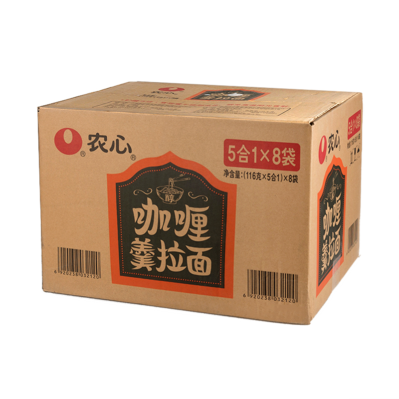 农心咖喱羹拉面116g*40包方便面泡面煮面面饼袋装●1箱包邮 - 图3